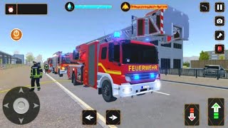 Ujian Lab Terbakar Api Besar dan Sekolah Membutuhkan Truk Panjang Pemadam Kebakaran -Game Mobil Truk screenshot 1