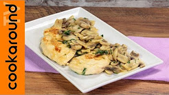 Petto di pollo ai funghi / Ricette secondi piatti veloci, 19-RICETTA FACILE: PETTO di POLLO con FUNGHI ., Scaloppine di pollo ai funghi - mushrooms chicken, Straccetti di pollo ai funghi, Petto di pollo ripieno ai funghi porcini / Ricette secondi gustosi