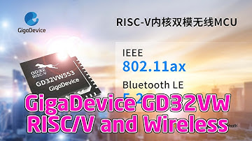 GigaDevice GD32VW553 - RISC/V with WiFi 6 and Bluetooth LE 5.2
