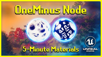 OneMinus Node | 5-Minute Materials [UE4]