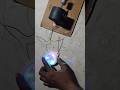 #Magnet 🧲 Experiment. LED light for science project #shortvideo #howtomake #amazing