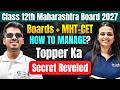 Class 12 महाराष्ट्र Board 2027 + MHT CET 2027 | Topper Strategy Revealed ! Abhishek Sir Chemistry