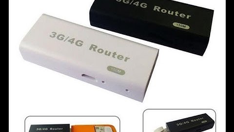 Debian on A5-V11/MIFI 3g/4G Mini Router (Demonstration Video)