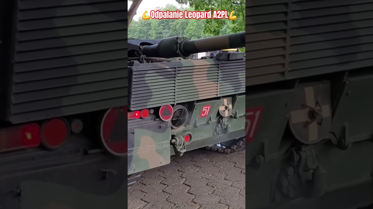 Odpalanie czołgu  Leopard A2PL 💪💪💪