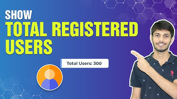 How To Show Total Number Of Registered Users In WordPress | WordPress Tutorials