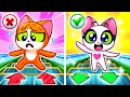 Up and Down the Escalator | The Infinite Escalator Ride | Safety Tips Cartoon | Purr-Purr Stories