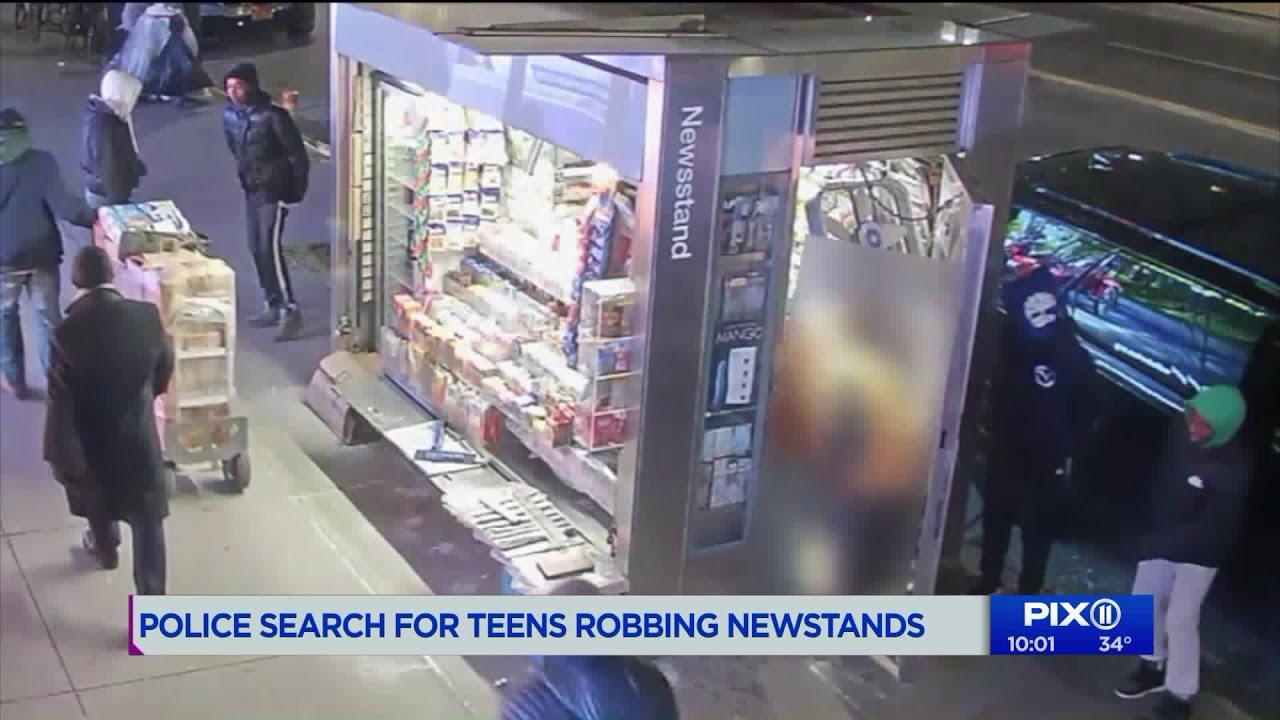 Group of teens wanted in string of violent newsstand robberies: NYPD ...