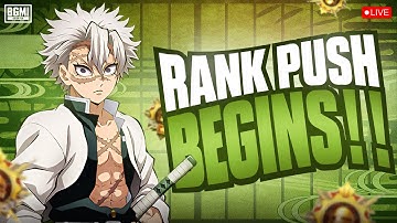 CONQUEROR RANK PUSH BEGINS! | CLASSIC HACKER OR WHAT | BGMI LIVE #bgmi #bgmilive