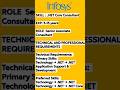 Infosys is Hiring .NET Core Developers 🔥 Referral Code Inside! #sworldtechjobs