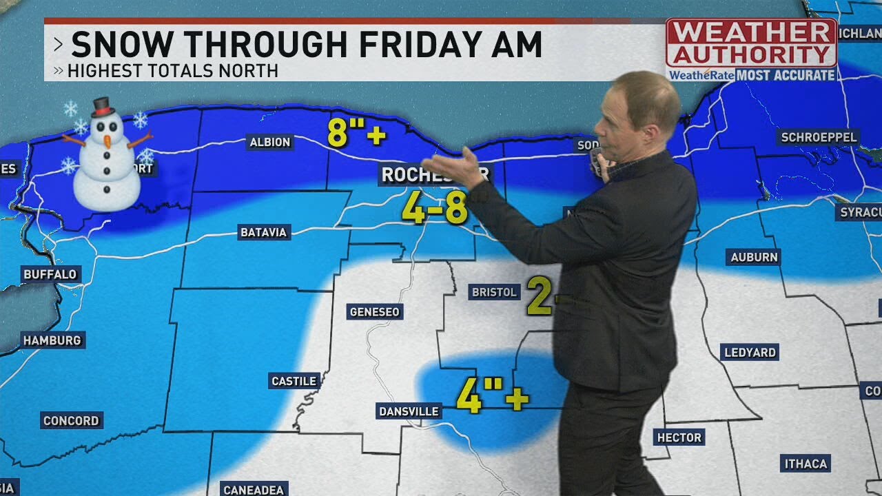 FORECAST: Snow, bitter cold moves in overnight - YouTube