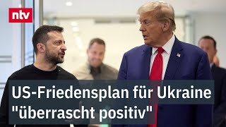US-Friedensplan für Ukraine "überrascht positiv" - Weber über Trump-Vorhaben
