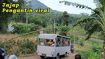 Jajap pernikahan viral satu DESA Rombongan pengantin naik mobil tayo di Kersamanah Garut