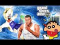 GTA 5 : FRANKLIN saved SHINCHAN from ICE SCREAM MAN in TORNADO | PART 2