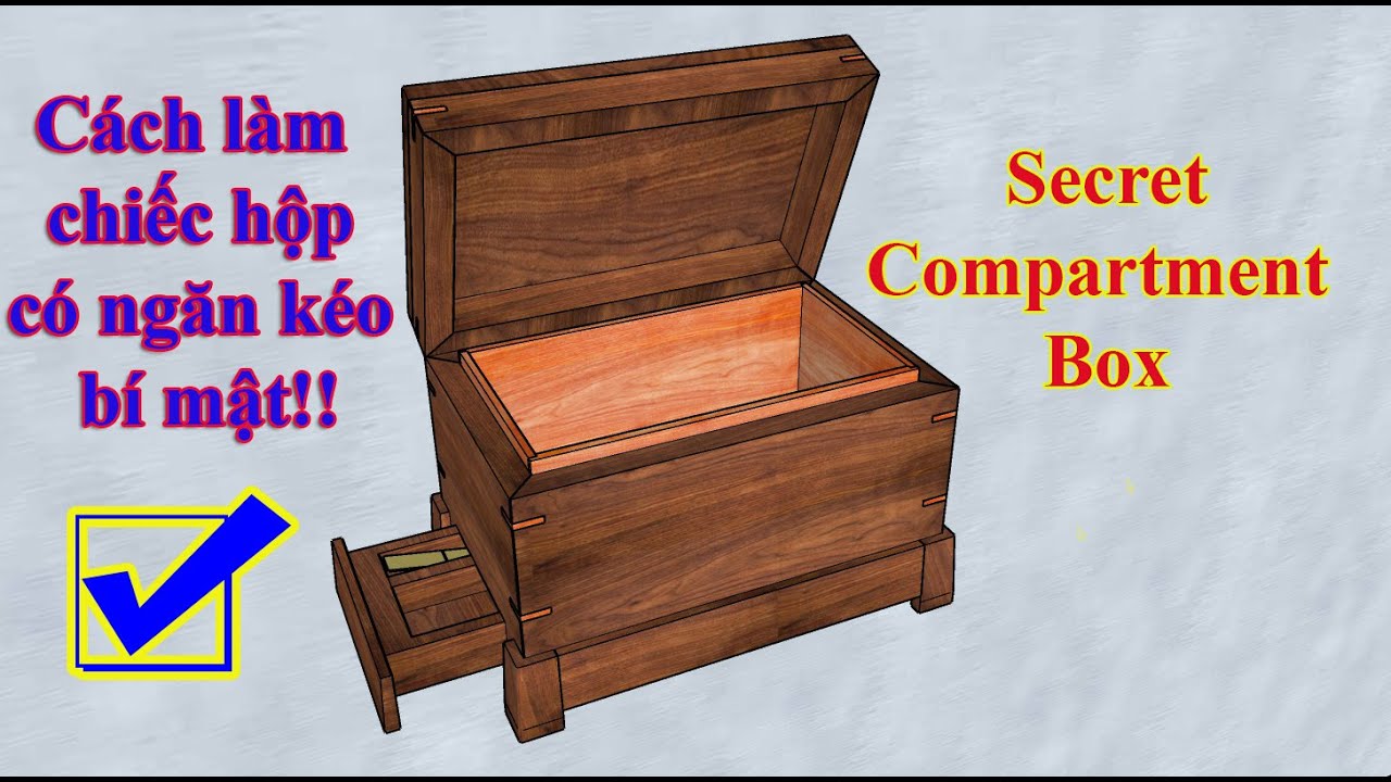 Cách làm chiếc hộp gỗ có ngăn kéo bí mật không ai biết | Secret ...