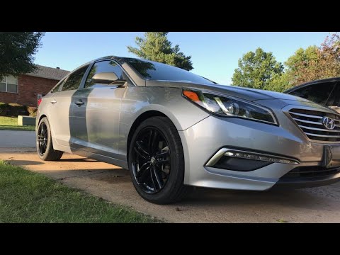 Hyundai Sonata on 19" Infiniti Wheels