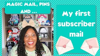 Magic Mail from Jakes Disney Afternoon, Louisa Ruby & my FIRST subscriber magic mail