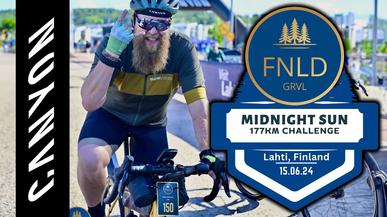 Finland Gravel 2024 - Midnight Sun Challange 177km - Canyon Grizl - CF SL 7 eTap (ENG SUB)