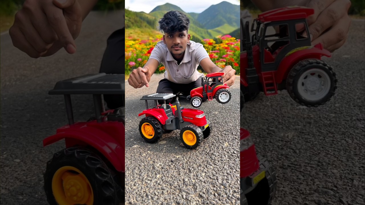 Распаковка радиоуправляемого трактора (короткие видео) 😱