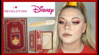 I HEART REVOLUTION X DISNEY BEAUTY \& THE BEAST COLLECTION 🥀 | makeupwithalixkate