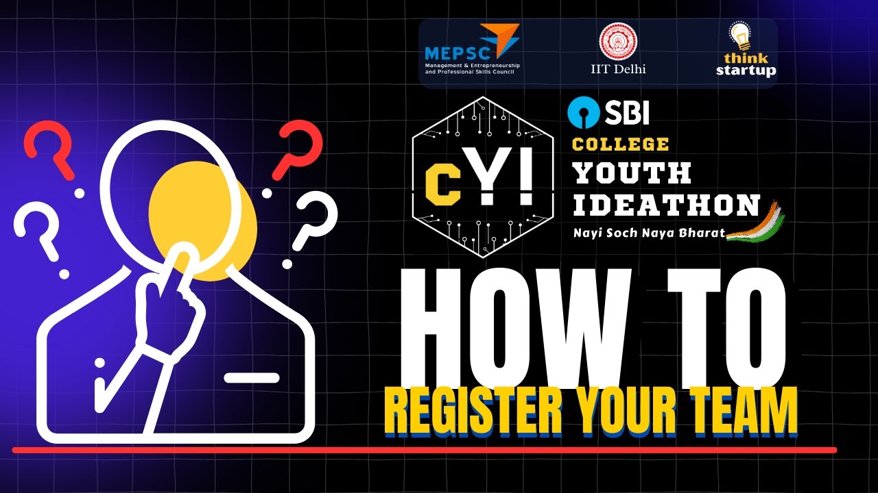 📢 How to Register for College Youth Ideathon | Step-by-Step Guide 🚀