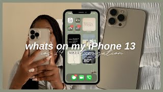 WHAT'S ON MY IPHONE 13 PRO MAX: apps, widgets + more!