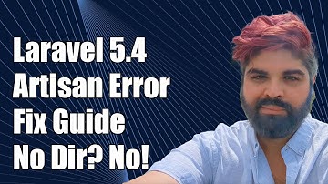Laravel 5.4 Artisan Error: The "" Directory Does Not Exist - Fix Guide