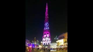 EXO ON BURJ KHALIFA [HD]
