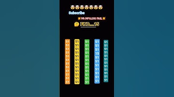 #quiz #braintestsolution #quiztime #puzzle #challenge #illusion #mathematics #ytshorts #ढूंढो