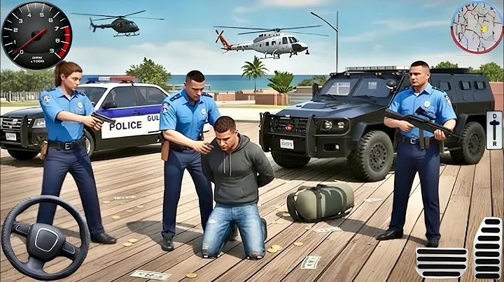 Police Car Chase Simulator 3D Game - Real Cop Cars Driving Simulator 2025 - Android GamePlay