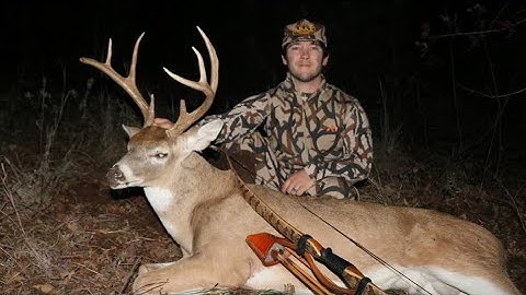 Big Buck With Yew Selfbow Recurve