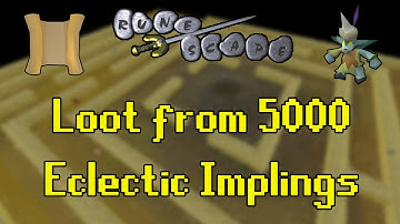 Old School RuneScape - Loot from 5000 Eclectic Implings