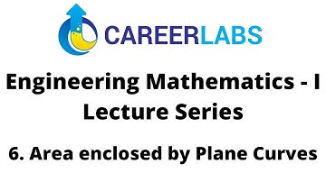 6. Careerlabs Engineering Mathematics - I: Area enclosed by Plane Curves