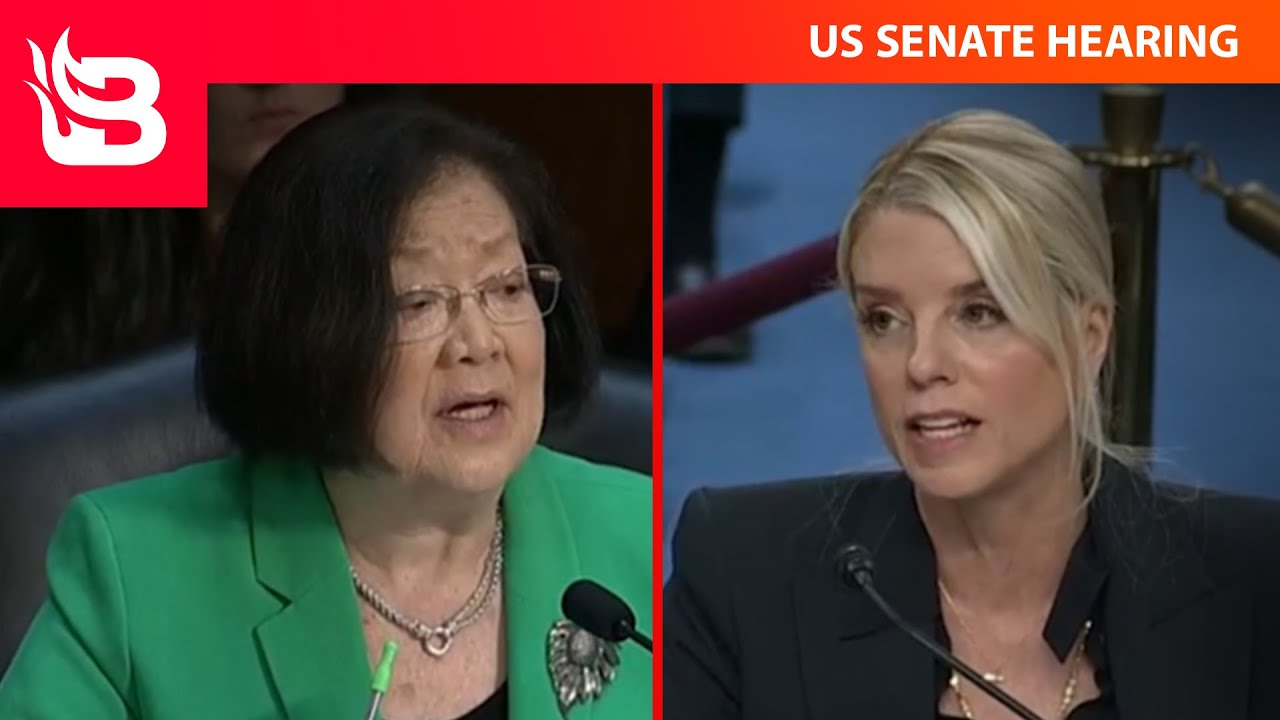 AG Bondi has NO TIME for Mazie Hirono's LIES at Senate Hearing