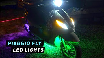 Piaggio Fly 150 LED Lights / Mods | Mitch