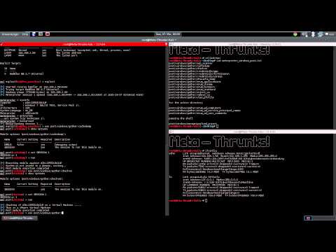 Windows Post Modules - Metasploit - Meta-Thrunks!