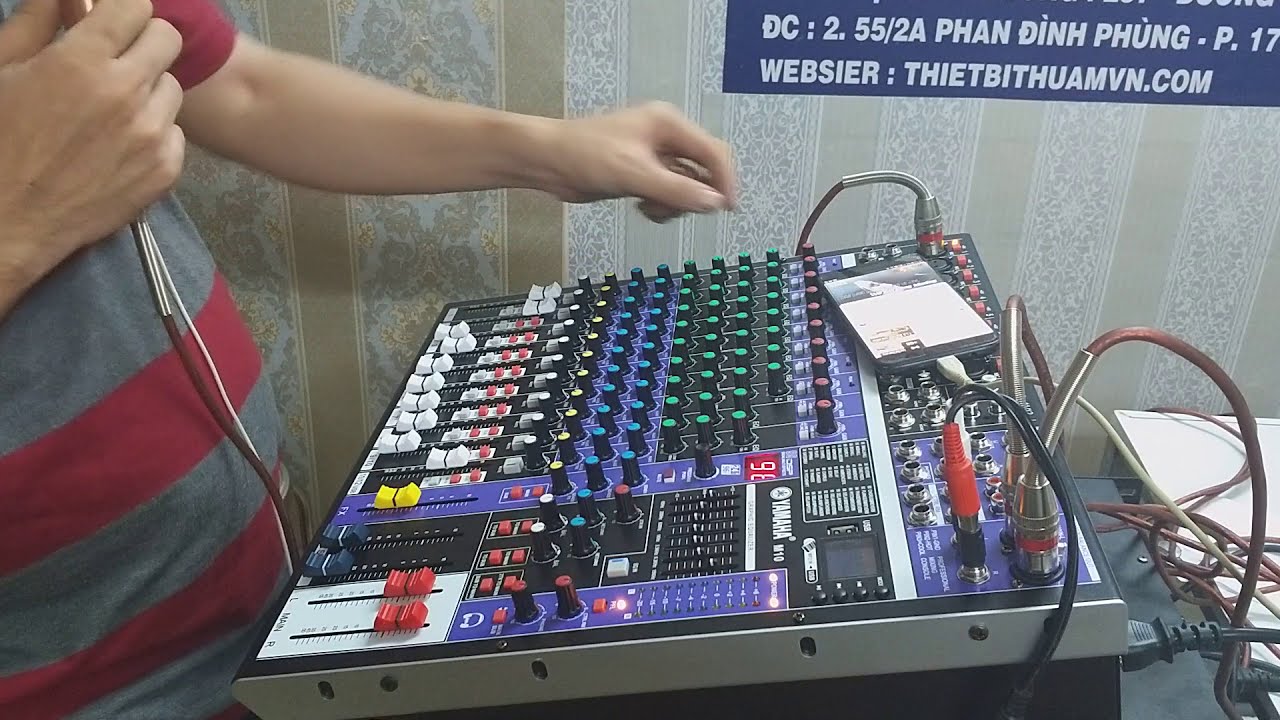 Test Bàn Mixer Yamaha M10 Giá 4tr300 Cho Khách Bình Định LH 0937381978