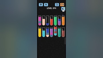 Water Color Sort Level No 370 walkthrough Solution Gameplay ,best Game for every one