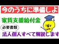 家賃支援給付金【6/9時点】準備書類法人個人青色白色全部解説します！その他現時点での情報もシェアします