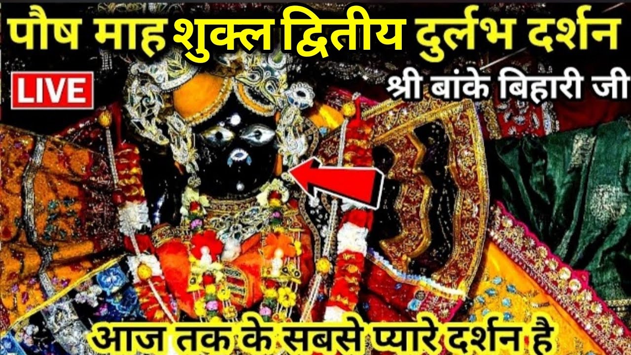 अद्भुत कृपा का वह आनंद🥹 जो बिहारी जी आपको 🙇🏻घर बैठे को प्रदान करेंगे पूर्ण🌸 केवल दर्शन मात्र से ही 