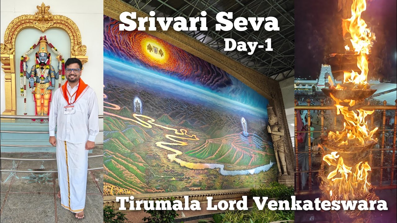 Day-1 Tirumala Srivari Seva | 7 Day Seva | Tirupati Balaji | Lord Venkateswara | Seva at VQC-1