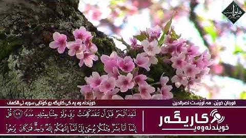 تلاوة مؤثرة ورائعة لنهاية سورة الكهف بصوت القارئ هلويست نصر الدين الكردي