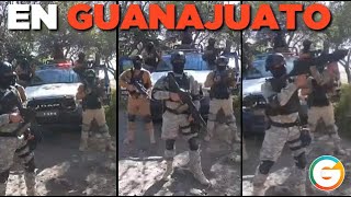 Grupo armado difunde video en patrulla con las siglas de la Policía Estatal #Guanajuato