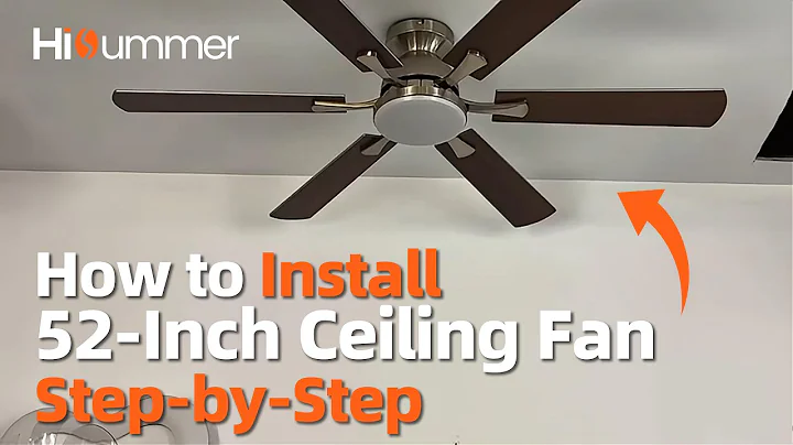 How to Install the Hisummer 52-Inch Ceiling Fan with Light | Easy DIY for Modern Homes