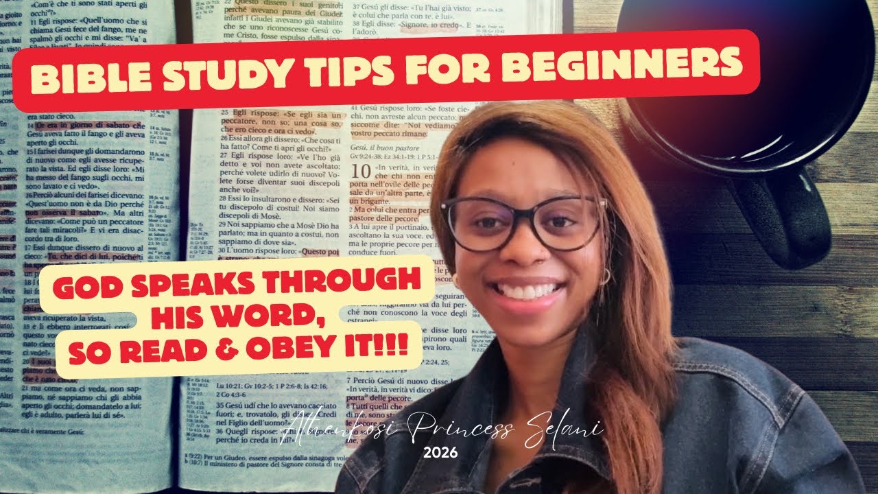 Bible Study 📚 tips for Beginners | 5 tips to help you study the Bible effectively!