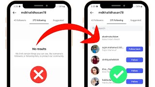 Instagram Following List No Results | How to Fix Instagram Following List No Results screenshot 4