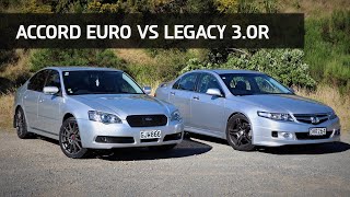 Honda Accord Euro S Vs Subaru Legacy 3.0R