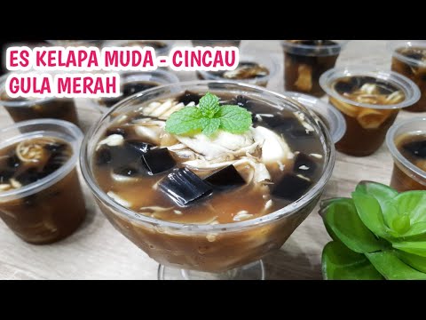 Es Kelapa Muda Gula Merah
