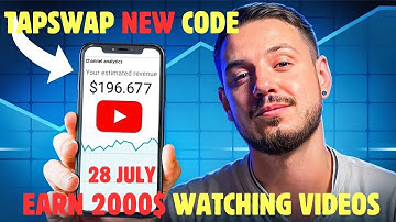 Tapswap 28 July Code | Earn 2000$ Watching Videos | Tapswap Legends | Tapswap
