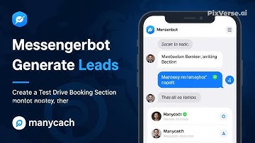 Create a Messenger Chatbot to Generate Leads | Create a Test Drive Booking Section   | manychat