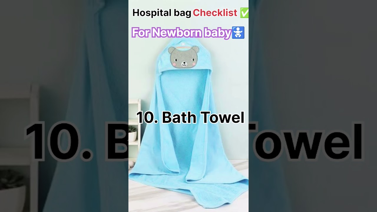 Hospital bag Checklist ✅ for baby | Baby diaper bag essential | Delivery preparation 